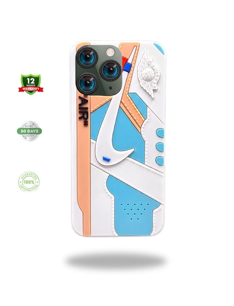 Sneaker Light Blue-whithe iPhone Case