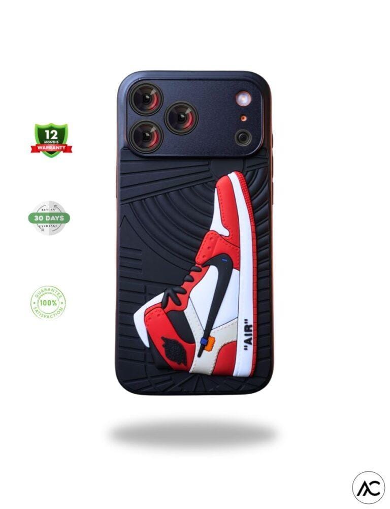 Sneaker Black-Red iPhone Case