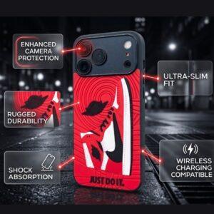 Protective phone case with enhanced camera protection and rugged durability.